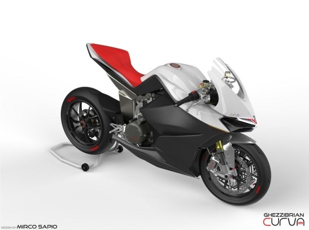 Концепт супербайка Ducati Panigale Curva 1190