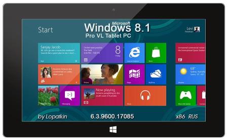 Windows 8.1 Pro VL 6.3.9600.17085 Tablet PC (x86/2014/RUS)