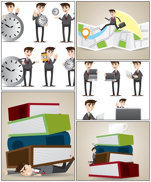 Businessman collection, part 25 - vector stock