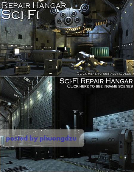 DEXSOFT-GAMES : Sci-Fi Repair Hangar