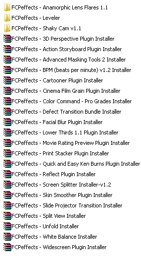 FCPEffects for Final Cut Pro X + EXTRAS  (updated)