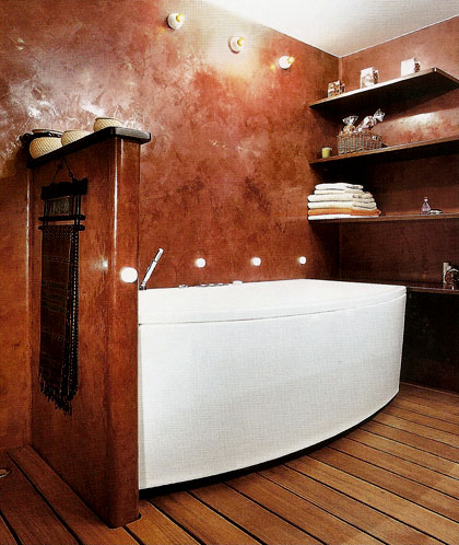 Декоративная штукатурка в ванной комнате: уже не экзотика  - советы профессионала