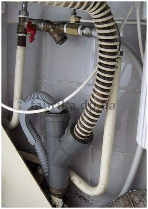 Как подключить стиральную машинку к канализации