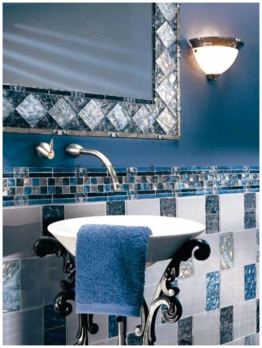 Голубая ванная – морские мотивы в вашем доме  - мнения и рекомендации