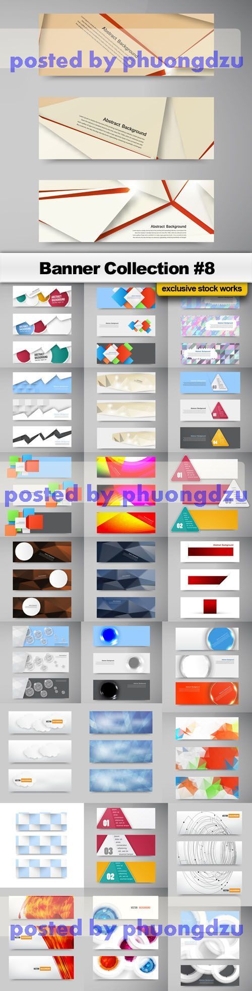 Banner Vector Collection part 8