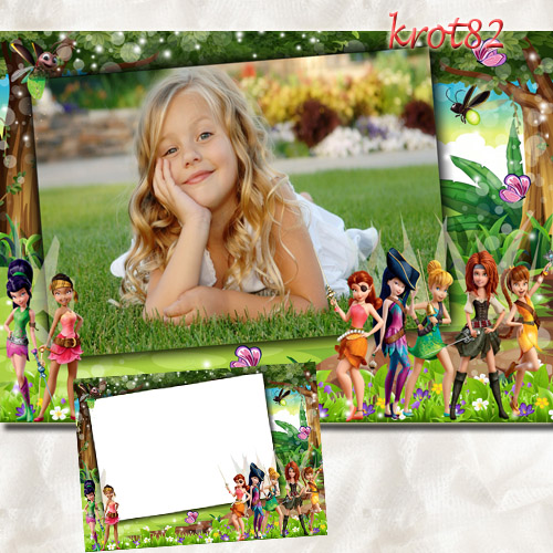 Детская фоторамка с феями – Тайна волшебного леса
