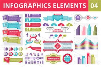 CreativeMarket - Infographics Elements 04