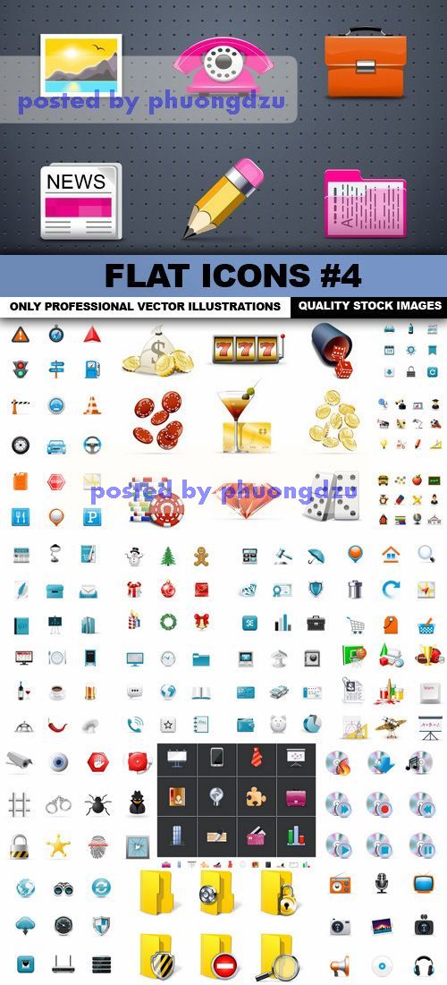 Flat Icons Vector colection part 04