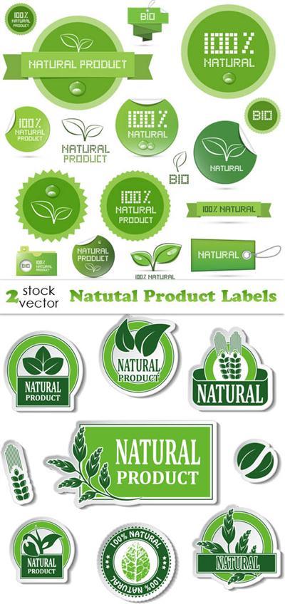 Vectors - Natutal Product Labels
