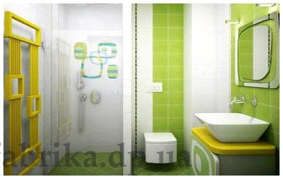 Зеленый цвет – популярный при отделке ванных комнат  - решение всех вопросов