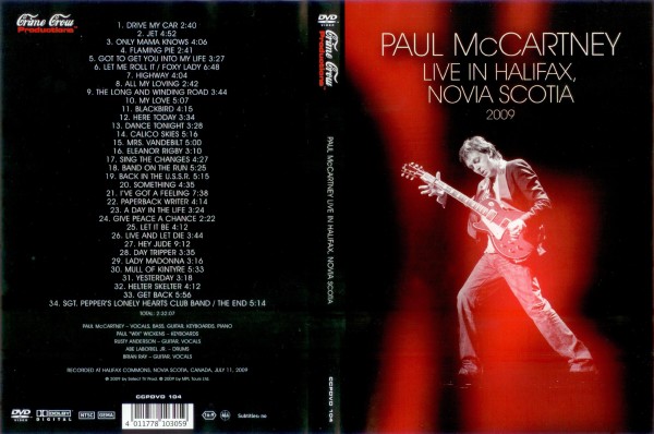 Paul McCartney - Live in Halifax, Novia Scotia (2009) DVD5