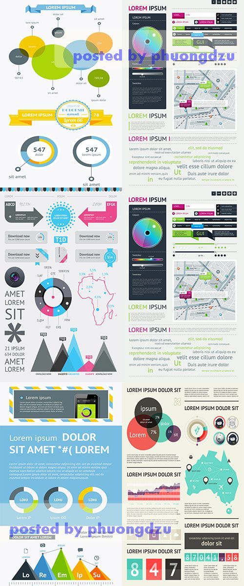 Stock: Flat Elements of Infographics 2