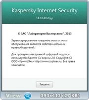 Kaspersky Internet Security 2014 14.0.0.4651(g) [RUS]