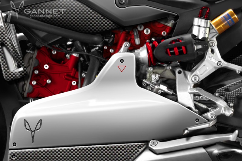 Мото-концепт Ducati 1199 Panigale Café Fighter