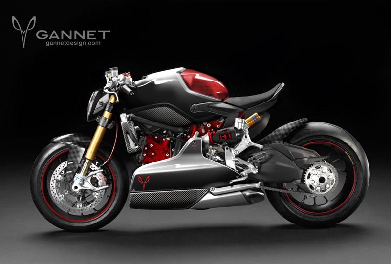 Концепт Ducati 1199 Panigale Cafe Fighter