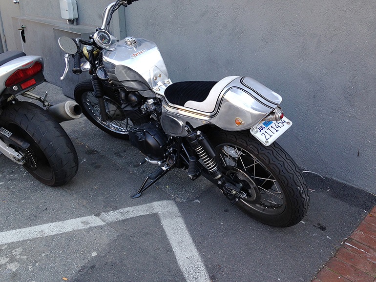 Кастом Triumph Bonneville - мотоцикл Орландо Блума