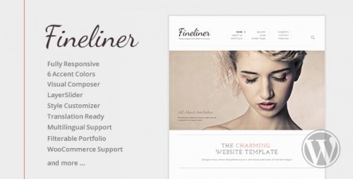 Nulled Fineliner v1.5.0 - Responsive Portfolio WordPress Theme
