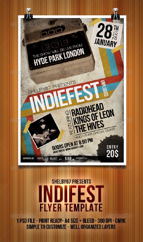 GraphicRiver Indiefest Flyer/Poster 3274615