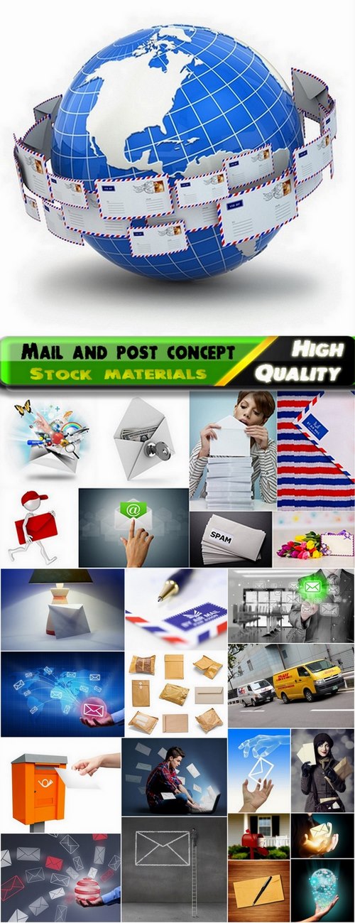 Mail and post concept Stock images - 25 HQ Jpg