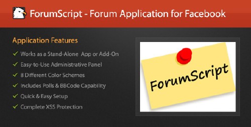 CodeCanyon - ForumScript - Forum Application for Facebook