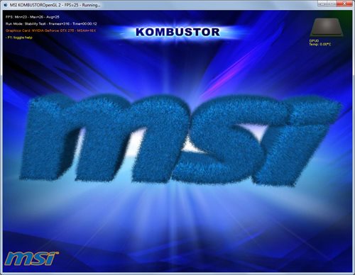 MSI Kombustor 2.5.8 x86 / 3.5.0.2 x64 + Portable