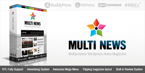 Nulled Multinews v1.5.3 - Multi-purpose WordPress News,Magazine