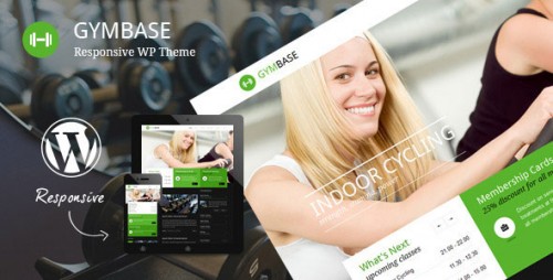 Download Nulled GymBase v8.2 - Responsive Gym Fitness WordPress Theme