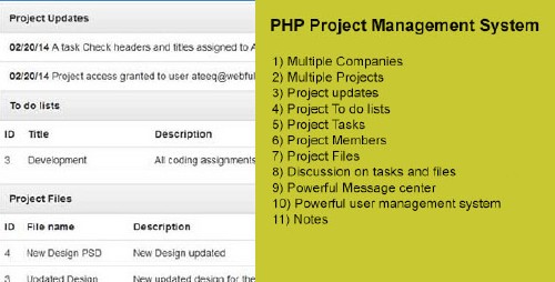 CodeCanyon - PHP Project Management System v1.1