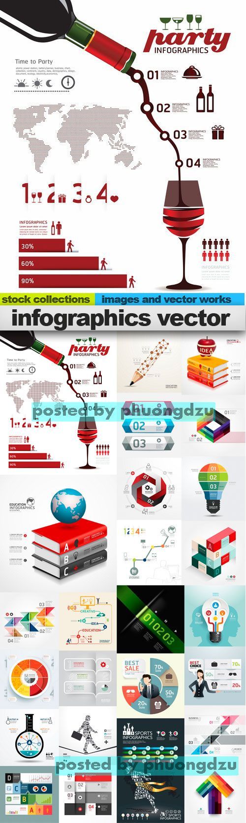 Infographics vector set 2