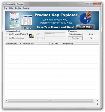 Product Key Explorer 3.8.4 Portable