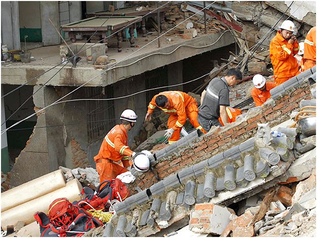Число жертв землетрясения в Китае возросло до 589, пострадавших — более миллиона