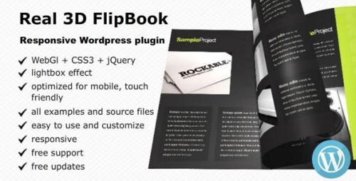 Download Real 3D FlipBook v1.3 - WordPress Plugin