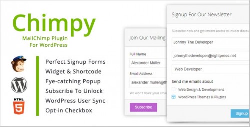 Download Chimpy - MailChimp WordPress Plugin