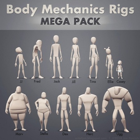 Gumroad: Body Mechanic Rigs Mega Pack 1.1