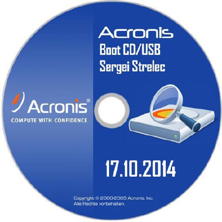 Acronis Boot CD/USB Sergei Strelec (x86/x64/RUS/2014)