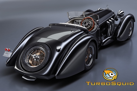 [Max] Turbosquid Mercedes-Benz SS Roadster 1930 Erdmann&Rossi retro legend sport cabriolet