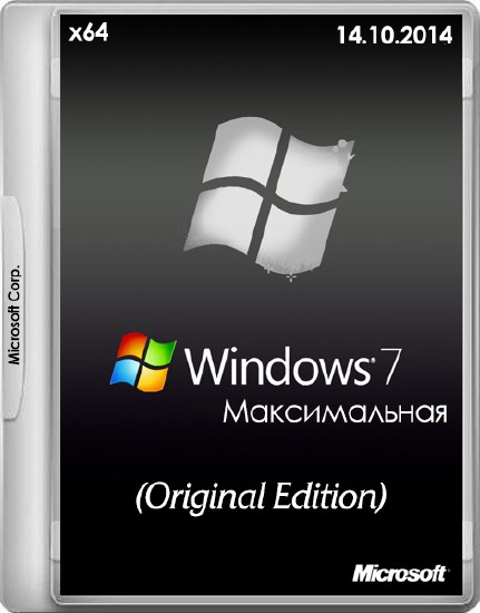 Windows 7 SP1 Максимальная Original Edition by Soul 14.10.2014 (x64/RUS/2014)