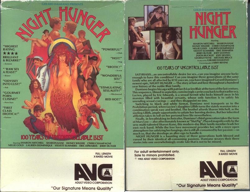 Night Hunger /   (Gerard Damiano, AVC) [1983 ., Classic, Feature, Pissing, BJ, Hardcore, All Sex, DVDRip, 478p]