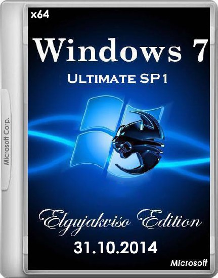 Windows 7 Ultimate SP1 Elgujakviso Edition v31.10.14 (x64/RUS/2014)