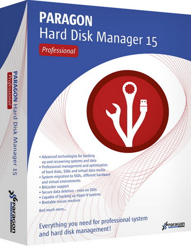 Paragon Hard Disk Manager 15 Suite 10.1.25.431 (x86/x64) + BootCD + Recovery Boot Medias 170809