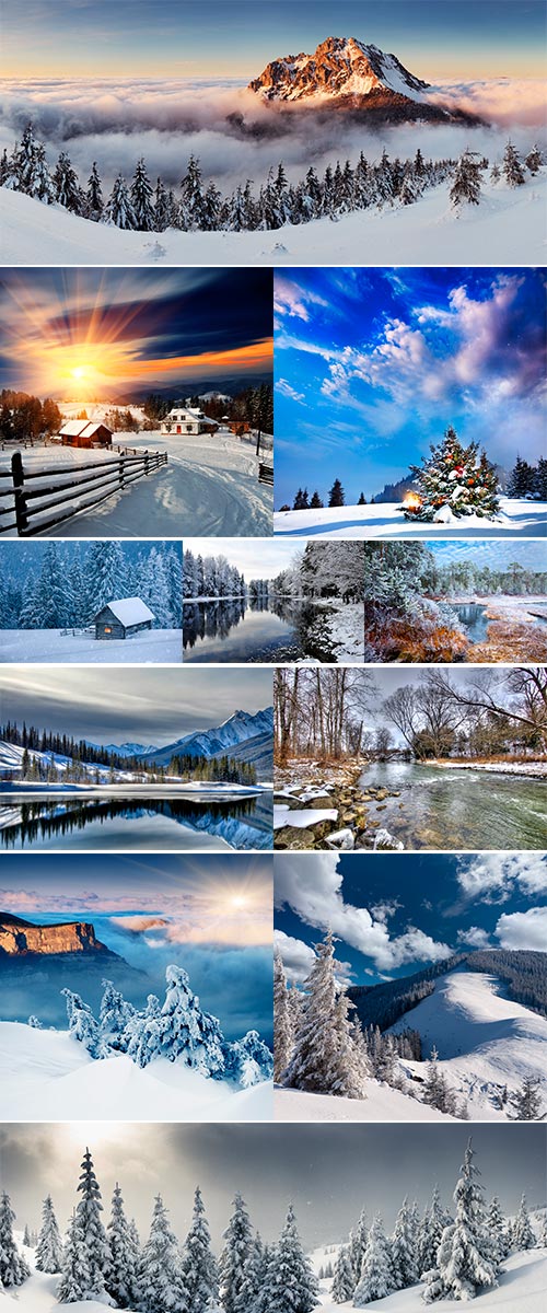 Stock Photo Winter landscape