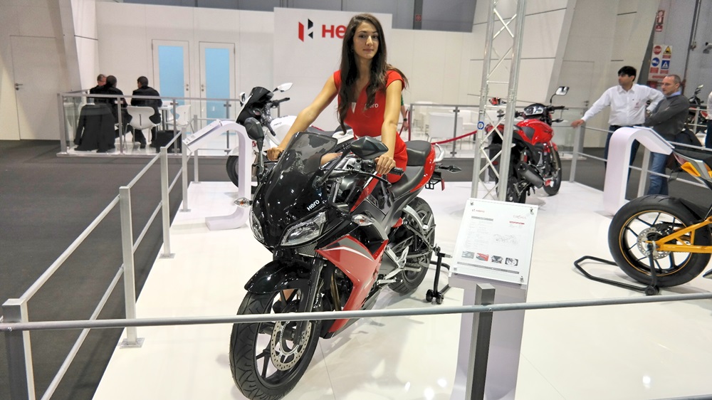 Мотоцикл Hero HX250R на мотошоу EICMA 2014