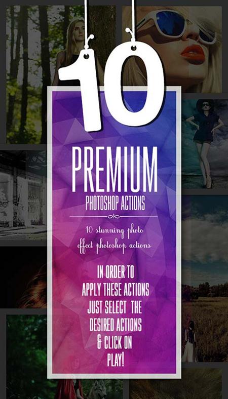 GraphicRiver 10 Premium Photoshop Actions