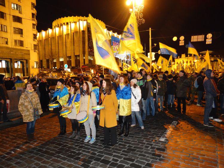 Годовщина Евромайдана. Киев, 21.11.2014