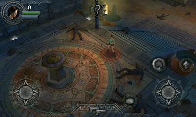 Screenshots of the game Lara Croft: Guardian of Light Android phone, tablet.