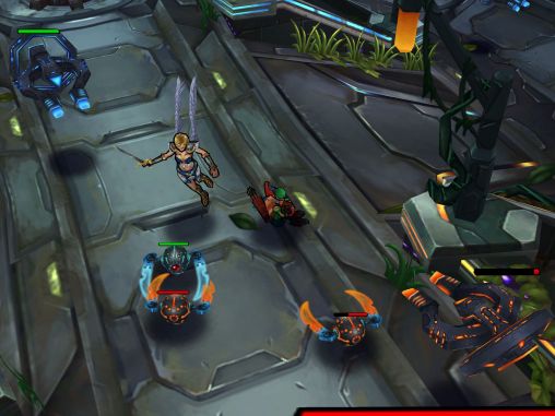 Screenshots of the game Arena of heroes on Android phone, tablet.