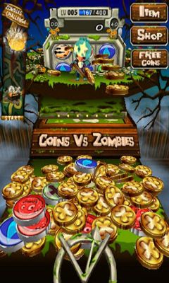 Screenshots of game Coins Vs Zombies on Android phone, tablet.