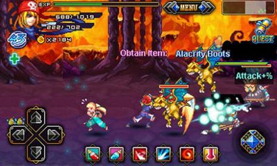 Captures d'écran du jeu Roi des Pirates Android, une tablette.