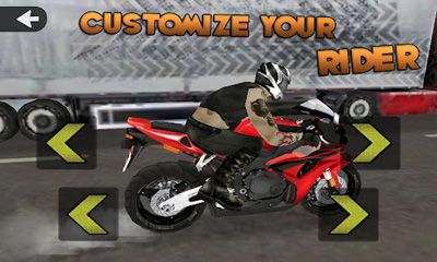 Screenshots of the game Highway Rider for Android phone, tablet.