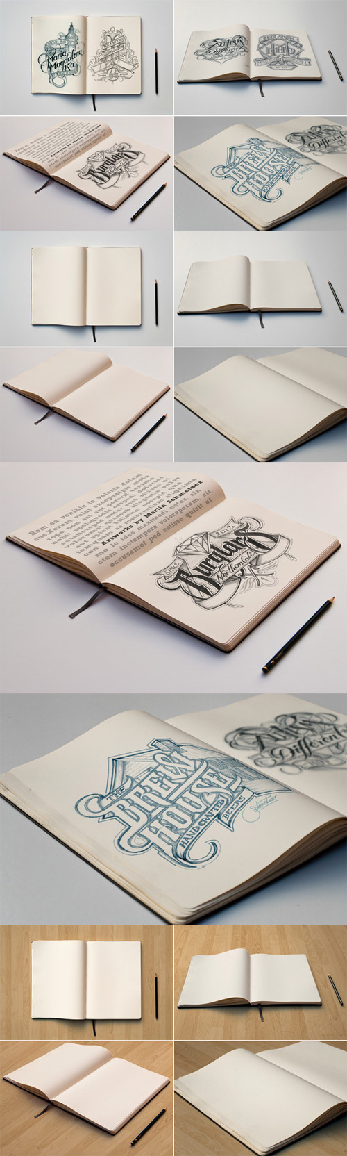 CreativeMarket - Sketch Book Mockups 14525